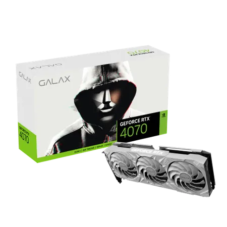 GALAX GeForce RTX 4070 (1-Click OC) White 3X 12GB Nvidia Graphic Card