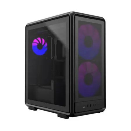Cooler Master MasterFrame 500 Mesh Black ARGB E-ATX Mid Tower Cabinet with High-Airflow Mesh Front Panel, Addressable RGB Lighting, Modular Open-Frame Inspired Design And Up To 360mm Radiator Support