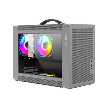 Ant Esports Box C Air Mid-Tower Gaming Cabinet – Grey