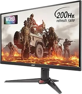 acer Nitro XV272U X1 27 Inch WQHD (2560×1440) IPS Gaming Monitor | 200Hz Refresh Rate | 0.5ms GTG | AMD FreeSync Premium | HDR400 | 2×HDMI, DP | ErgoStand | 2W×2 Stereo Speakers | DCI-P3 90% | Black