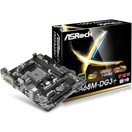 ASROCK FM2A68M-DG3+ DDR3 AMD Motherboard