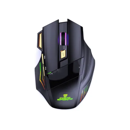 Coconut WM22 Gold Wireless Gaming Mouse, Rechargeable, Ergonomic