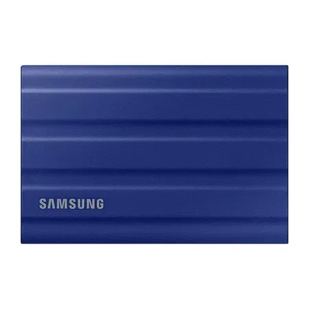 Samsung 1TB T7 Shield Portable SSD USB 3.2 Gen 2 Type-C (10 Gbps) External SSD, Speed Up to 1050MB/s Read and 1000MB/s Write, Rugged, IP65 Water & Dust Resistant, for Photographers, Content Creators and Gaming Windows, MacOS & Android Compatible, Blue
