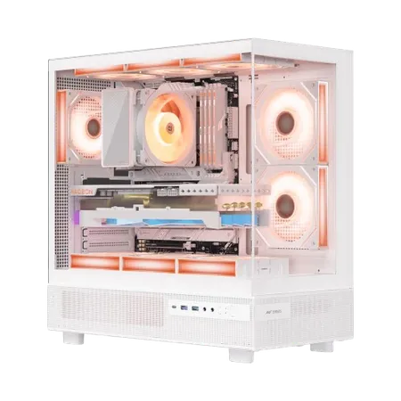 ANT ESPORTS CRYSTAL X6 ATX CABINET WHITE