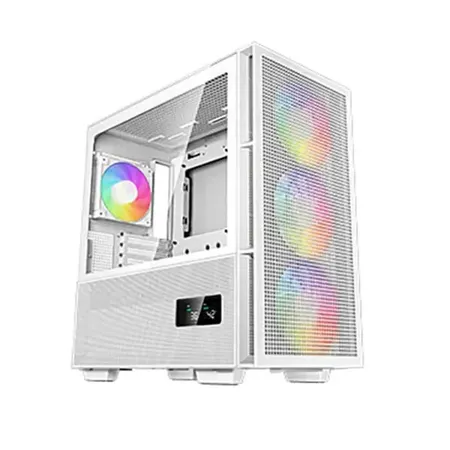 Deepcool CH560 Digital WH Mesh ARGB (E-ATX) Mid Tower Cabinet (White)