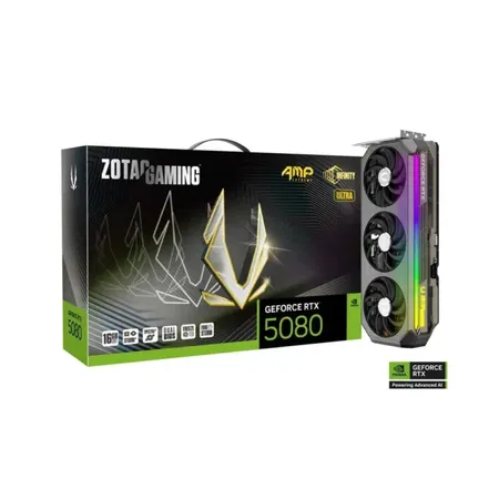 Zotac Gaming RTX 5080 Amp Extreme Infinity Ultra 16Gb GDDR7 Graphics Card (ZT-B50800BU-10P)