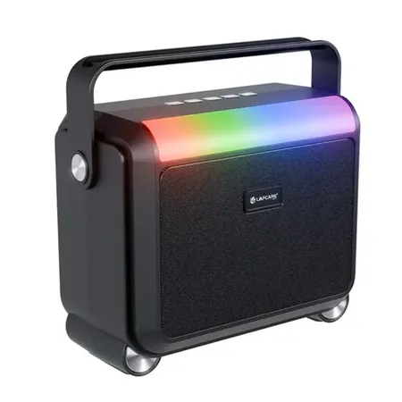 Lapcare Aster 20W Bluetooth Party Speaker RGB Lights Extra Bass Portable Speaker - Black