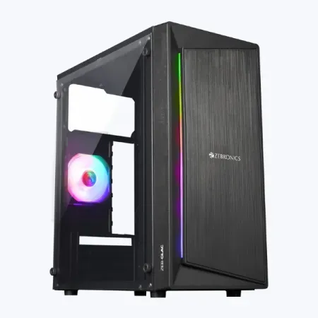 Zebronics ZEB-GLAC Gaming Cabinet (Black)