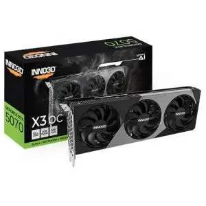 Inno3d Nvidia GeForce RTX 5070 X3 OC 12GB GDDR7 Triple Fan Graphics Card