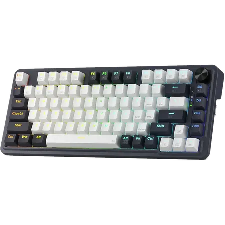 REDRAGON K673 Ucal Pro 75% Mechanical Wireless Gaming Keyboard ( Abyssal Blue ) ( Linear Red Switches )