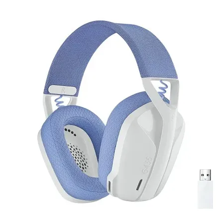 Logitech G435 Off White and Lilac Wireless Gaming Headset