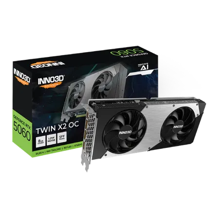 INNO3D GeForce RTX 5060 Twin X2 OC 8GB - Black...