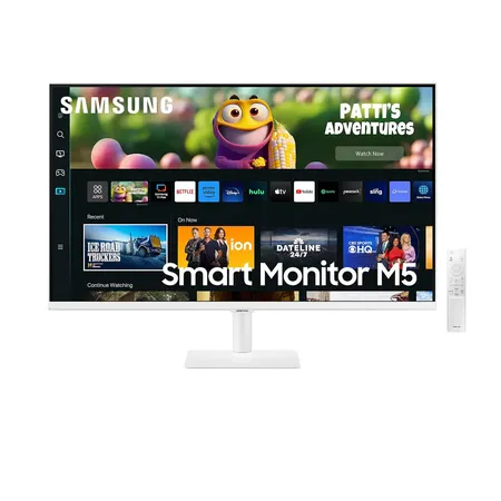 SAMSUNG M5 LS27CM500EWXXL 27 Inch FHD 60Hz VA Panel 95% SRGB 5MS Gaming Monitor