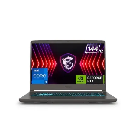MSI Thin 15, Intel 13th Gen. i7-13620H, 40CM FHD 144Hz Gaming Laptop (16GB/1TB NVMe SSD/Windows 11 Home/NVIDIA GeForce RTX 3050, GDDR6 6GB/Cosmos Gray/1.86Kg) B13UDX-126IN