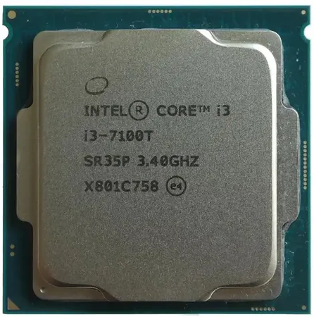 Intel i3-7100T ( 7Th Generation ) 3 MB Smart Cache 3.4 GHz LGA 1151 Socket 2 Cores Desktop Processor