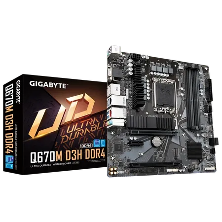 GIGABYTE Q670M D3H DDR4 AMD Motherboard