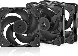 ARCTIC P14 Pro Reverse – 3 Pack – 140 mm Premium Fan with Reverse Airflow | PWM Fan with Y cable splitter | 400-2650 rpm | 0 rpm <5% PWM | hydrodynamic bearing | 4-Pin - Black
