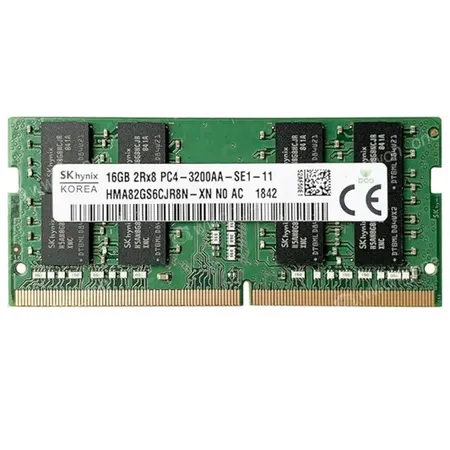 Hynix 16GB DDR4 RAM 3200MHz CL22 2Rx8 260-Pin Laptop Memory Module (Pulled Out)