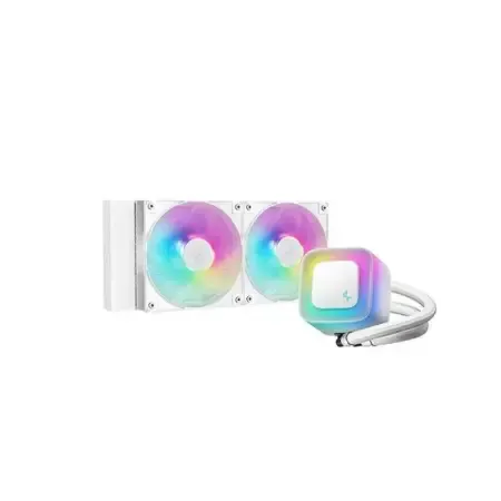 DeepCool LE240 V2 240mm A-RGB AIO CPU Liquid Cooler-White