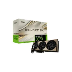 MSI RTX 5070 Inspire 3X OC 12GB GDDR7 Graphics Card (G5070-12I3C)