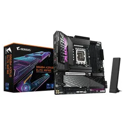 Gigabyte B860M AORUS ELITE WIFI6E ICE Intel DDR5 LGA1851 Socket Motherboard Supports Intel Core Ultra 200 Series