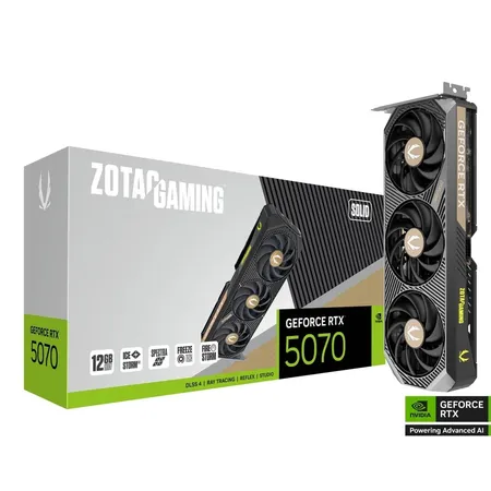 Zotac Gaming RTX 5070 Solid 12GB GDDR7 Graphics Card (ZT-B50700D-10P)