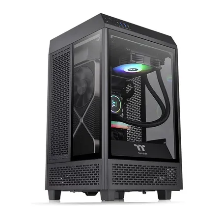 THERMALTAKE The Tower 100 ITX Mini Tower Cabinet (Snow)