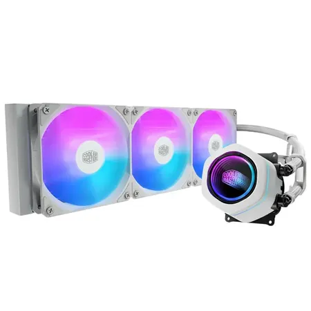 Cooler Master MasterLiquid Core Nex Digital 360 ARGB Liquid CPU Cooler - White