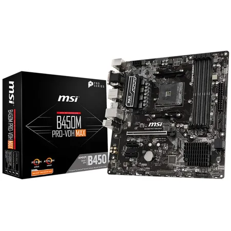 MSI B450M-A PRO MAX AMD AM4 MOTHERBOARD