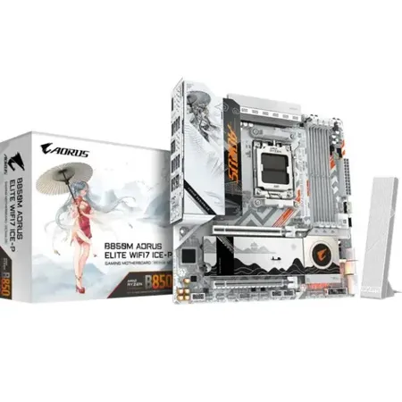 Gigabyte B850M AORUS ELITE WIFI7 ICE-P M-ATX Motherboard