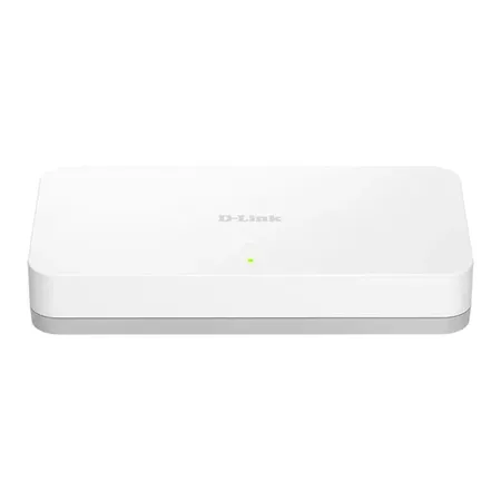 D-Link DGS‑1008A 8‑Port Gigabit Unmanaged Desktop Switch Fanless Design