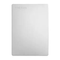 Toshiba Canvio Slim 1TB USB 3.2 Portable External Hard Drive - Silver Metallic (HDTD310AS3DA)