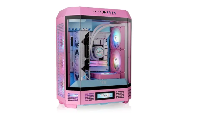 Thermaltake The Tower 600 Bubble Pink Mid Tower Chassis (CA-1Z1-00MAWN-00)