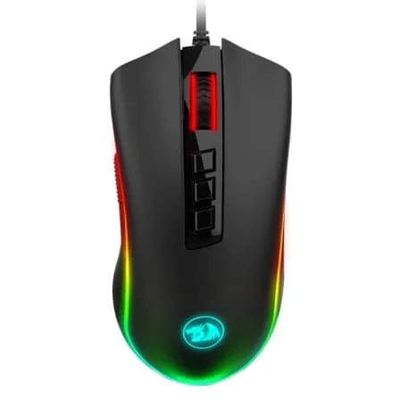 REDRAGON M711 Cobra Wired Ergonomic Gaming Mouse ( M711 ) ( 10000DPI / 7 Macro Button ) ( White )