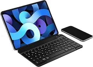 Wireless Keyboard for IPad,MacOS,Apple,Android or Chrome os Compatible with Pc, Mac, Laptop, Smartphone, Tablet Wireless Bluetooth Multi-Device- Black