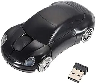 MICROWARE Car Shape Wireless Mice Optical Mouse w/USB Dongle Receiver for Laptop Computer