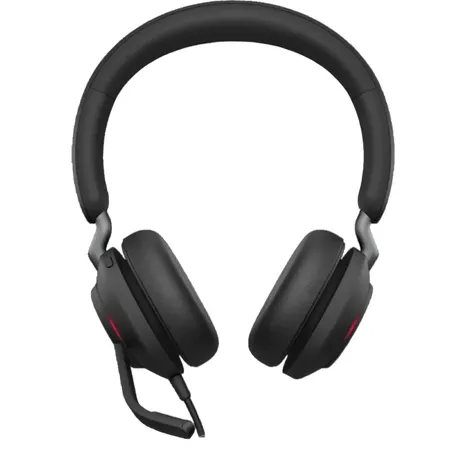 Jabra Evolve2 40 SE USB C/A UC Stereo Professional Wired Headset with Ultimate Noise Cancellation Mic - Black