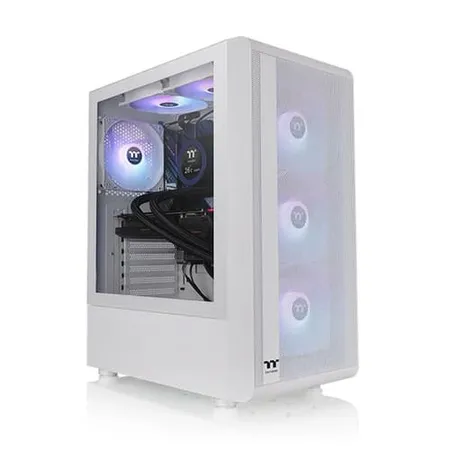 Thermaltake S200 TG ARGB White ATX Mid Tower Case