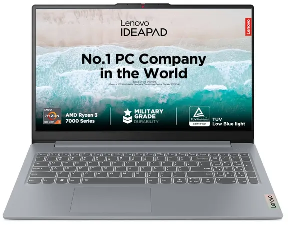 LENOVO IDEAPAD SLIM 3 82XQ00MDIN [R3-7320U/8GB/512GB SSD/WIN11 HOME+MS24/15.6"/INTEGRATED GRAPHICS/1 YEAR(S)/GREY]