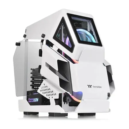THERMALTAKE AH T200 Snow MATX Mini Tower Cabinet (White)