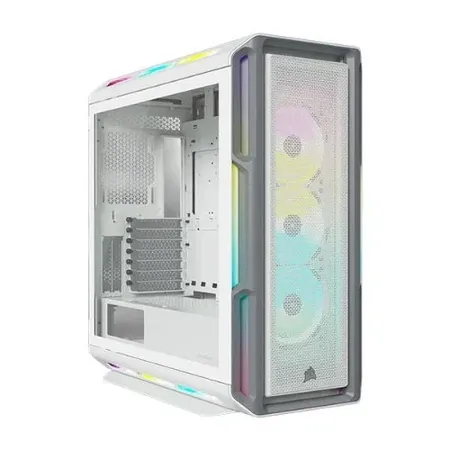 CORSAIR iCUE 5000T RGB EATX Mid Tower Cabinet (White)