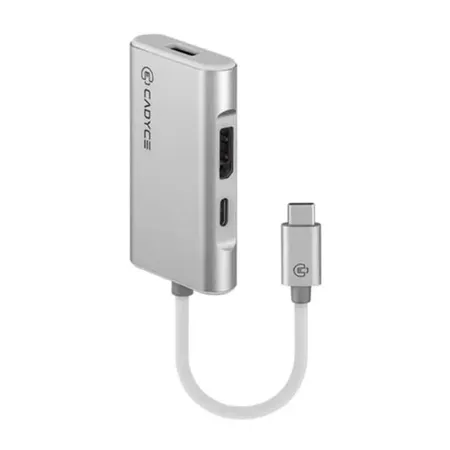 Cadyce CA-C2DP USB-C to Dual DisplayPort Adapter with PD Charging