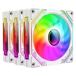 Ant Esports Sciflow ARGB 120mm Case Fan (Triple Pack) - White