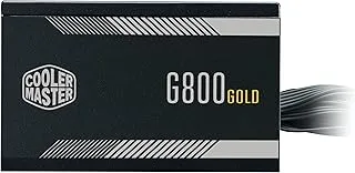 Cooler Master G800 Gold Power Supply - Non Modular | 80 Plus Gold Certified | 120mm HDB Fan | DC-to-DC Circuit Design | ATX 2.52 Version | 800 Watt