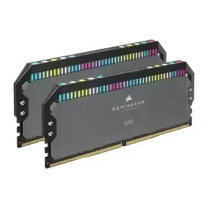 CORSAIR Dominator Platinum RGB 32GB ( 16GBx2 ) 5200MHz DDR5 RAM ( Grey ) ( CL40 )