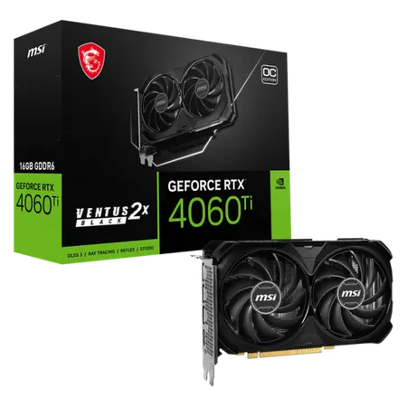 MSI GeForce RTX 4060 Ti VENTUS 2X BLACK 16G OC
