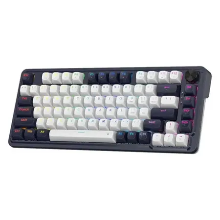 Redragon Ucal K673 81 Keys 8K Wired RGB Mechanical Keyboard Blue and White (Magnetic Switch)