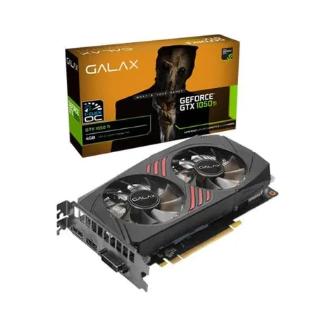 GALAX GeForce GTX 1050 Ti (1-Click OC) 4GB DDR5 128-bit DDR5 Graphic Card 50IQH8DSQ31C