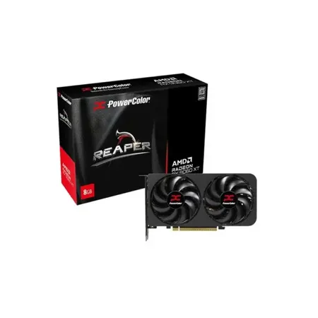 PowerColor Reaper RX 9060 XT 8GB GDDR6 Graphics Card (RX9060XT 8G-A)