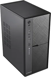 Zebronics Debonair, Computer Chassis, Micro ATX/Mini ITX, USB x 2, Front Audio, Perforated Side Panel, Top-Mounted PSU